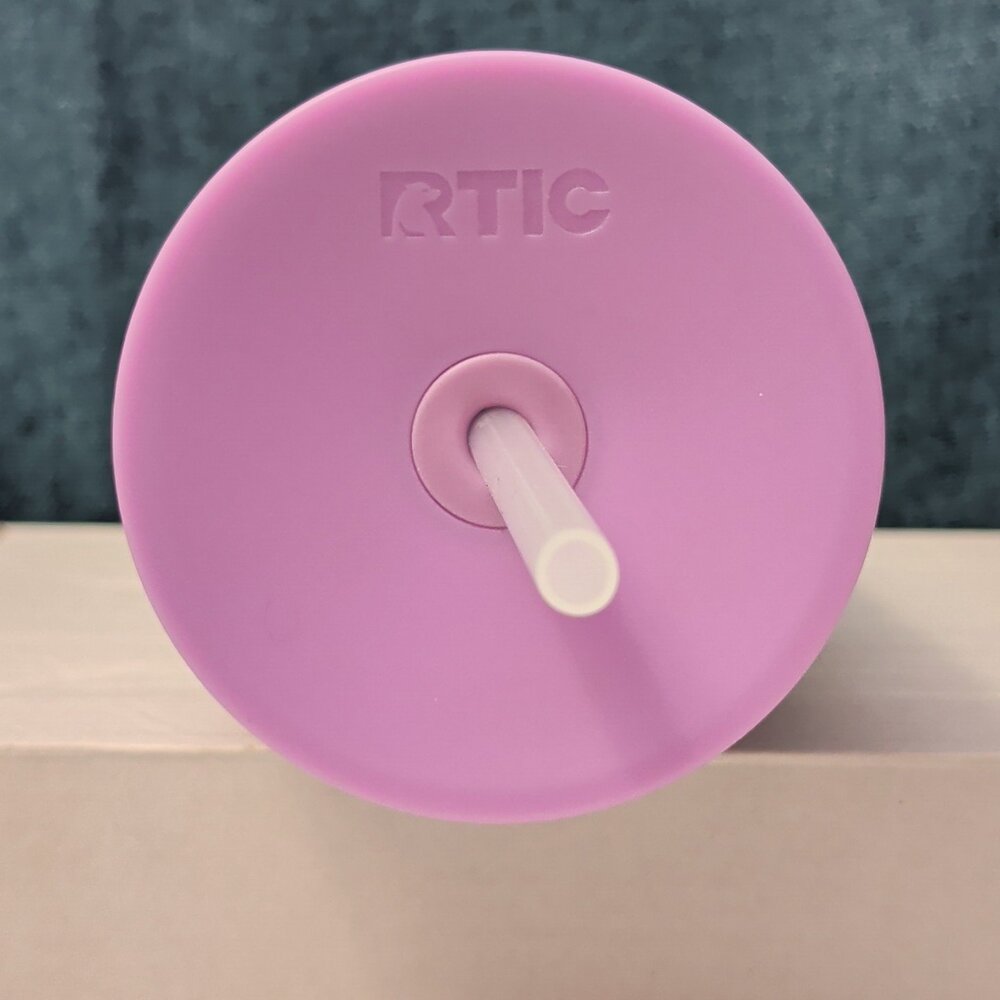NEW RTIC 20oz Ceramic Lined Tumbler | Lavender Glitter | Everyday Straw Lid - Picture 10 of 16
